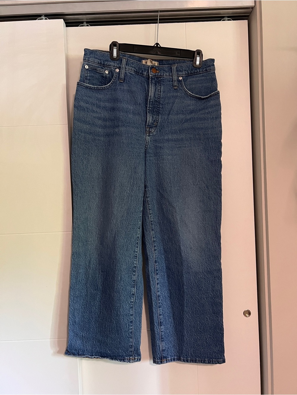 Madewell Perfect Vintage Wide Leg Cropped Jeans